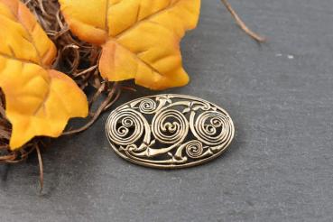 Keltische Ovalfibel Latenezeit aus Bronze